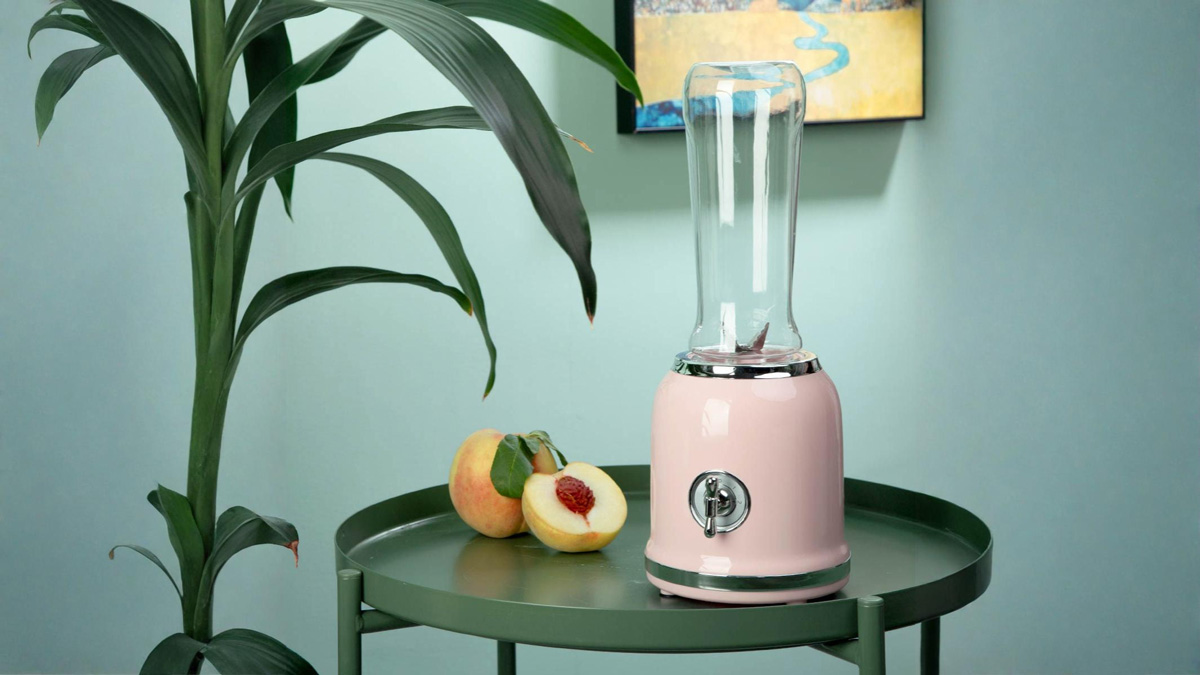 2 speed fruit juice blender portable with 304 stainless steel blades pink - homemagics.com