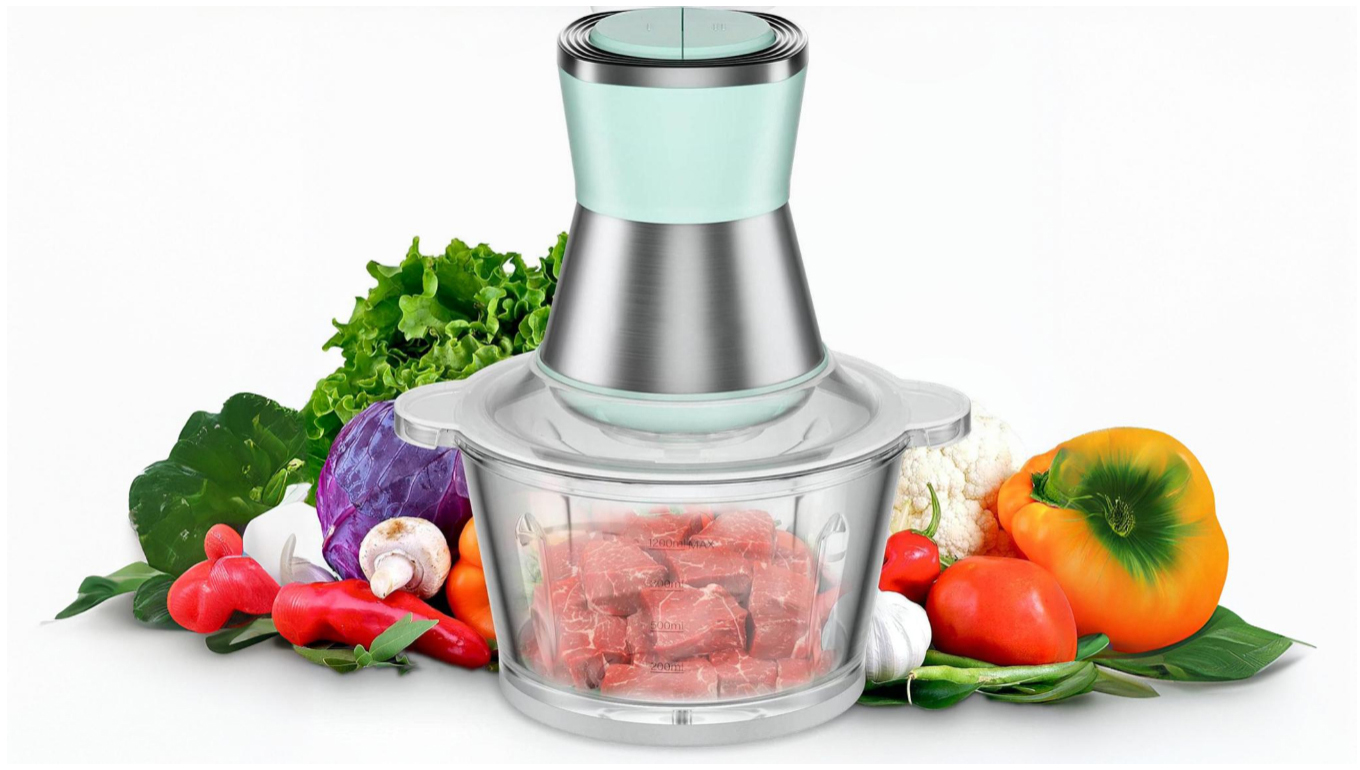 electric meat chopper grinder 1200 ml BPA free glass bowl multifunctional meat mincer HFC001 - homemagics.com electric meat chopper grinder 1200 ml BPA free glass bowl multifunctional meat mincer HFC001 - homemagics.com
