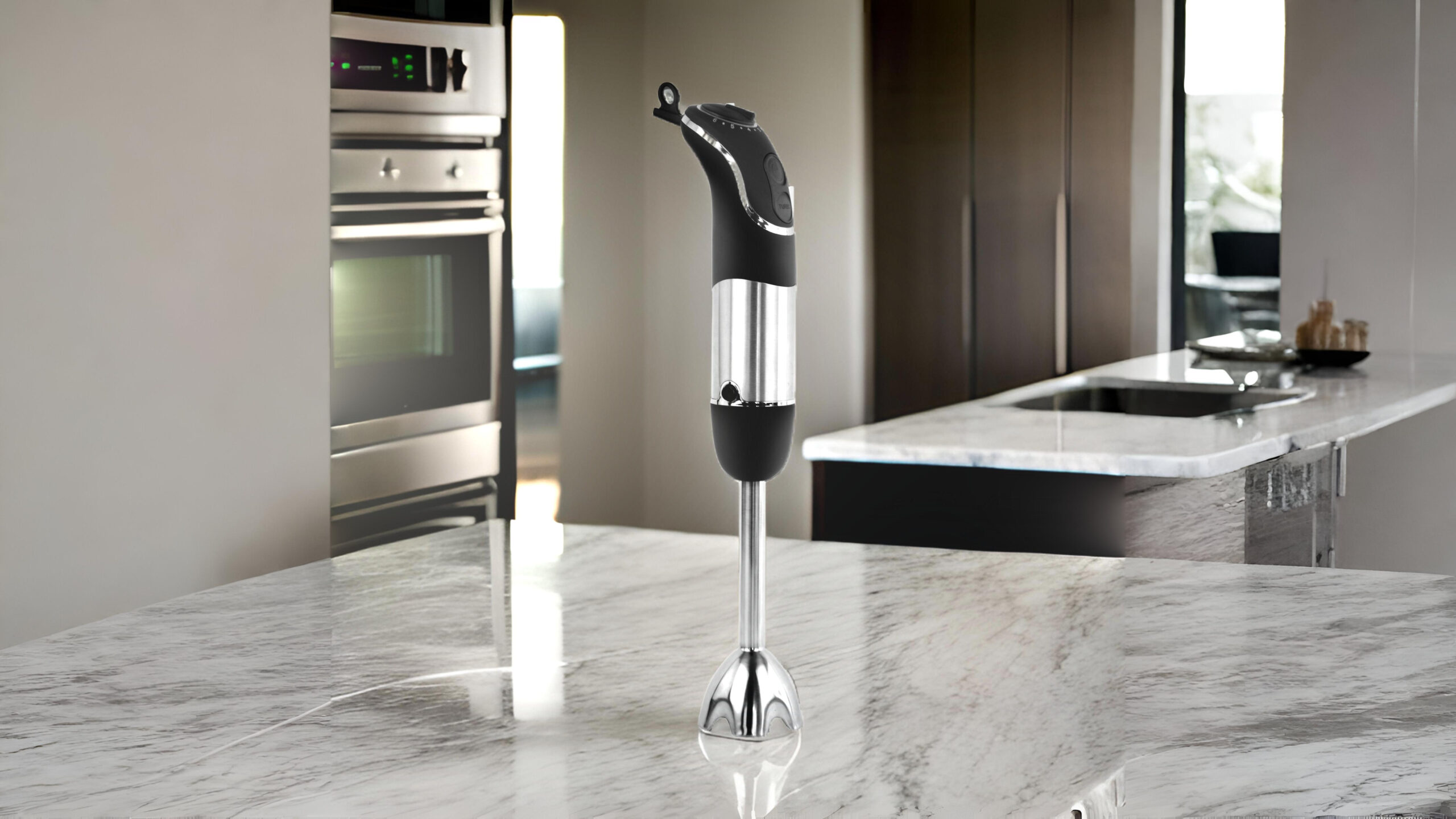 hand mixer blender 400 watt HB 2035 black in rubber scaled - homemagics.com